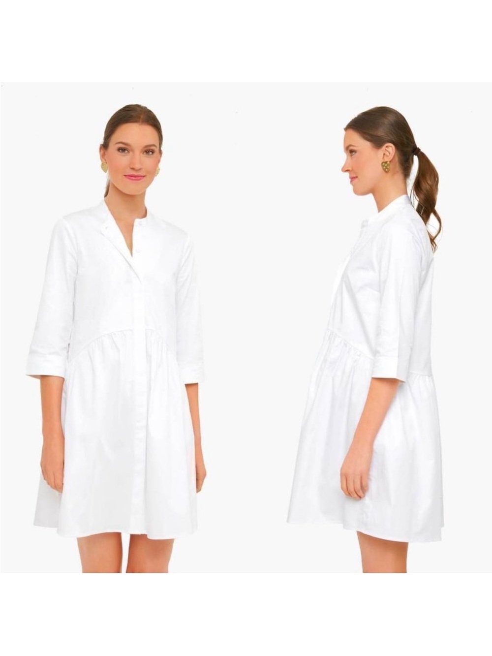TUCKERNUCK White Royal Shirt Dress